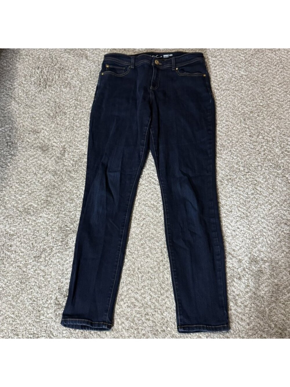 INC International Concepts Jeans Women's Size 10 Skinny Leg Dark Wash Stretch